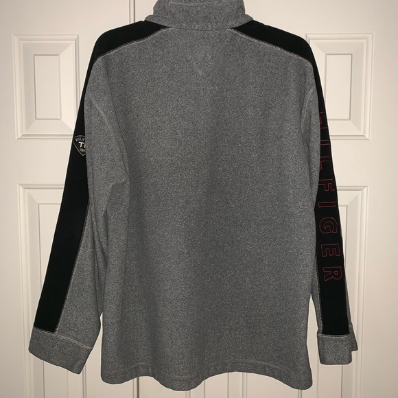 EUC Tommy Hilfiger 1/4 Zip Fleece Pullover Size L. - Picture 3 of 7